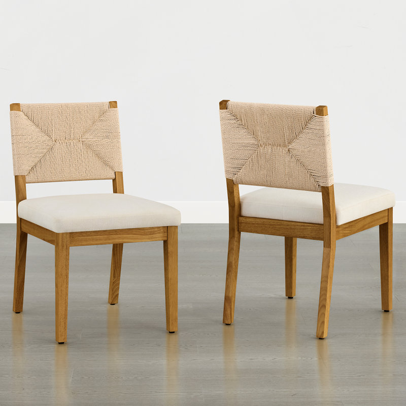 Chaises de salle à manger Boho, Brun