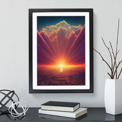 Marvellous Sunset - Framed Print
