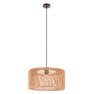 Prana 1-Light Drum Pendant