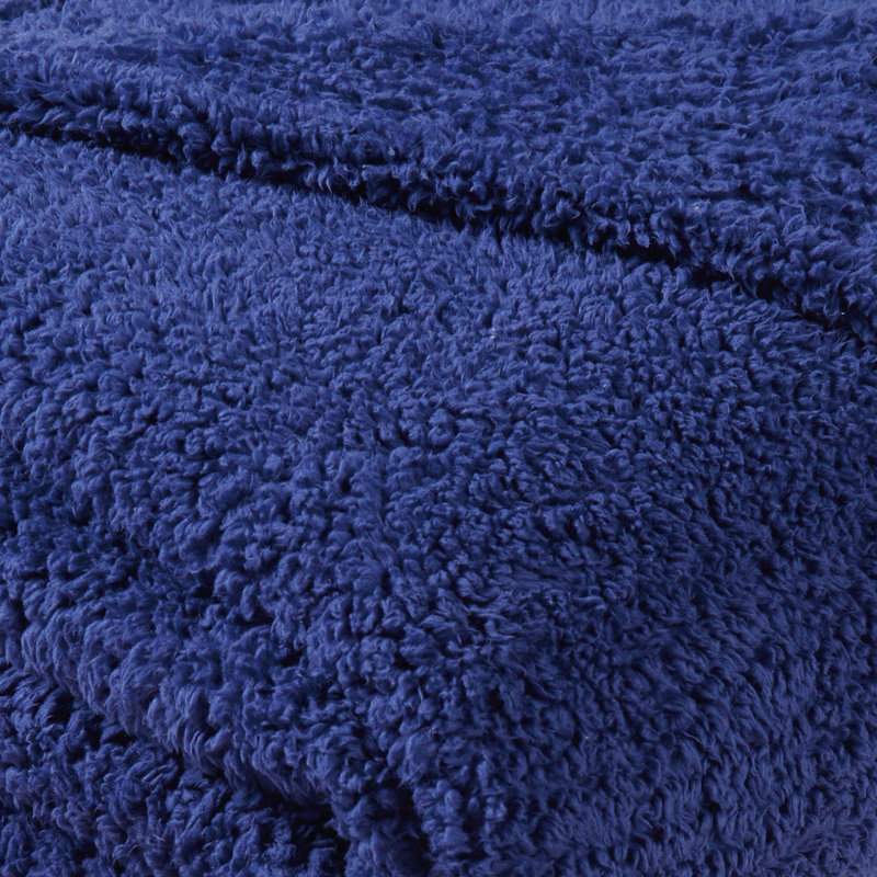 Couverture , Grand, Bleu marine