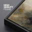 Impression sur toile encadrée noire et grise pour la décoration du salon-120234643-118150835-118150834