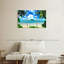 «Serene Beach Scene», reproduction d'art sur toile-553856334