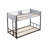 Metal Twin Over Twin Bunk Bed With Vent Board/ Heavy-Duty Sturdy Metal/ Noise Reduced/ Safety Guardrail/ Cpc Certified