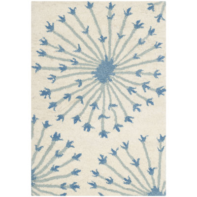 Mccullough Hand Tufted Wool Ikat Rug