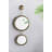 2 Circle Mirrors For Wall Decor