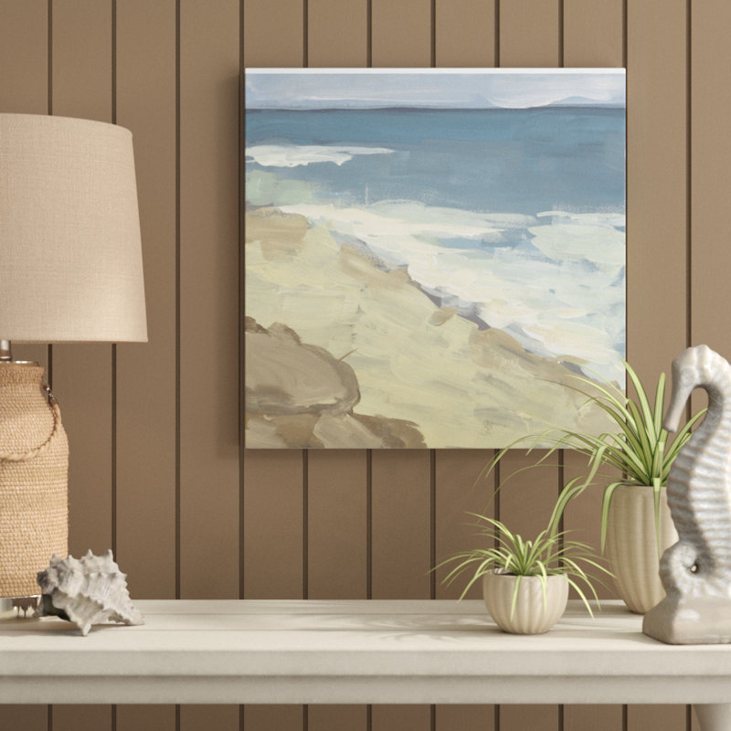 «Oceanside I» par Melissa Wang - Toile tendue, H 20 po x l 20 po