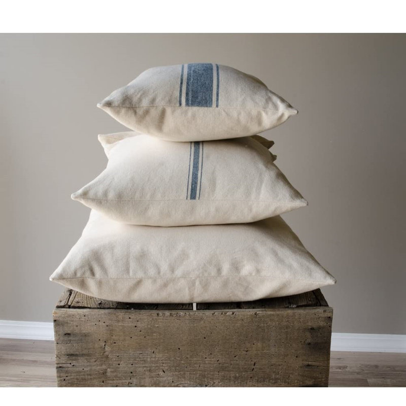 Housse et insert rectangulaires en coton, Crème