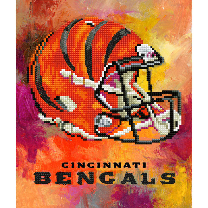 NFL CINCINNATTI BENGALS DIAMOND PEINTURE, NFL Cincinnatti Bengals