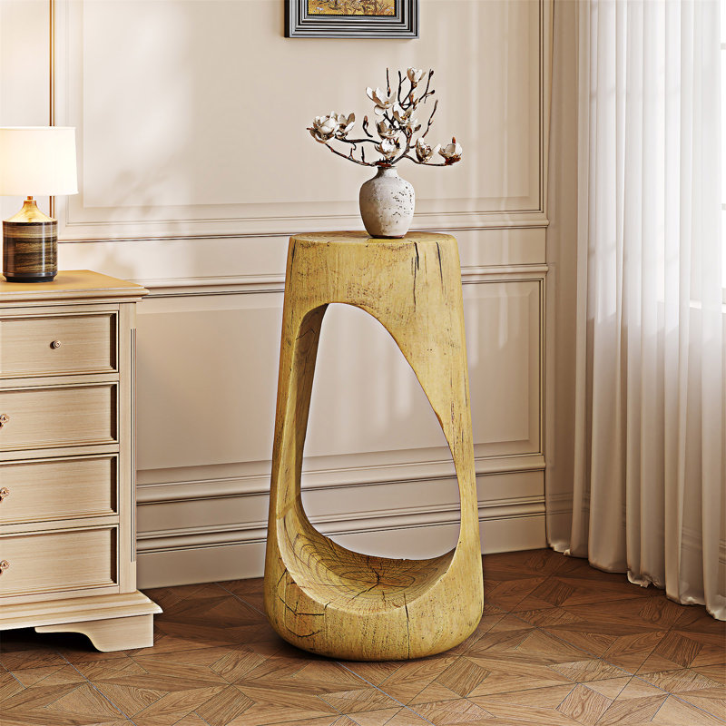 Outdoor Side Table, Natural