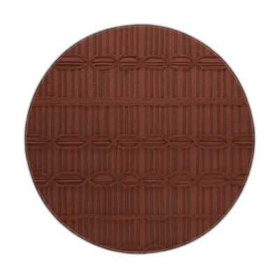 Tapis brun intérieur et extérieur Trellis