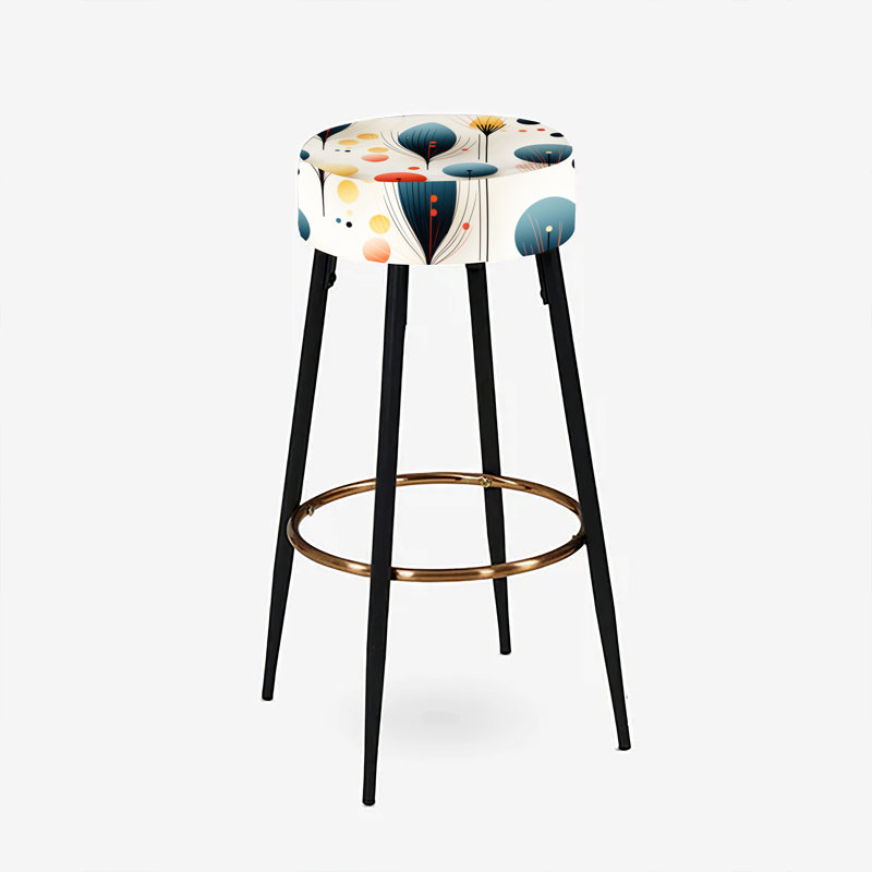 Ensemble de 2 tabourets de bar éclectiques Modern Modern