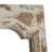 11.8X1.6X69.3" Floor Mirror With Distressed White Finish