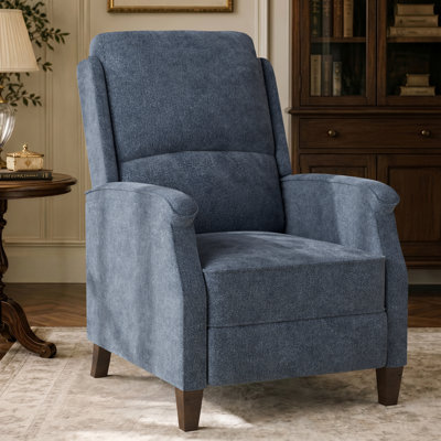 Fauteuil inclinable manuel rembourré pour le salon