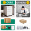 Classeur mobile à 3 tiroirs H 23,6 po x l 14,7 po avec serrure, classeur en métal roulant entièrement assemblé sur roulettes, pour le bureau à domicile et sous le bureau, pouvant contenir des documents de format lettre, légal et A4-816357516