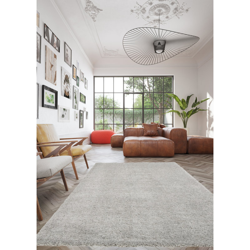 Branden-Lewis Machine Woven Grey Indoor Rug, Rectangle 120 x 170cm