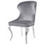 Ensemble de 2 chaises d'appoint en velours Kerasoula-1967436258