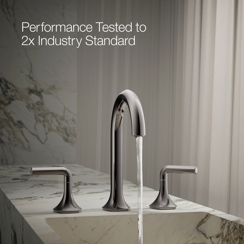 Occasion Single Hole Bathroom Faucet, Vibrant Titanium