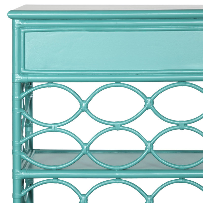Manning End Table, Turquoise