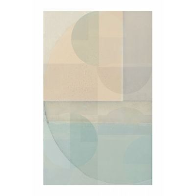 Soft Geometric Layers by Cartissi — Pattern Wall Art