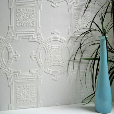 Jahliyah 33' x 20.5" Abstract 3D Embossed Wallpaper