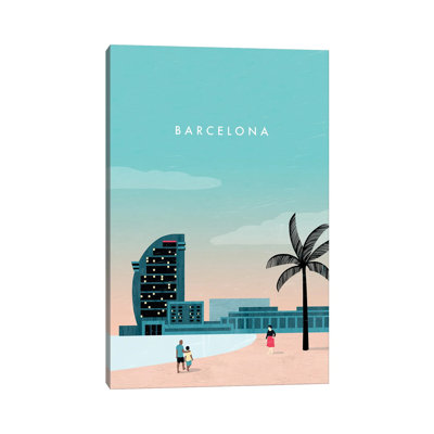 Barcelona by Katinka Reinke - Wrapped Canvas Print