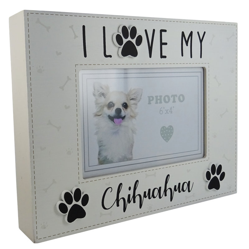 Dahl White Solid + Manufactured Wood Picture Frame