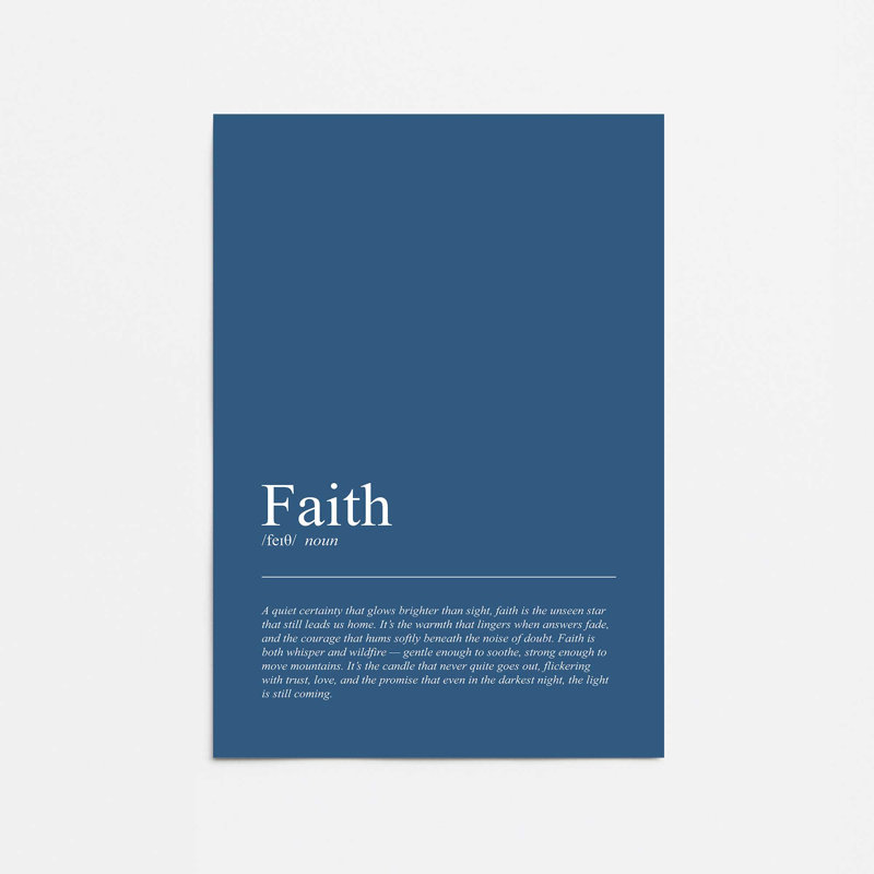 «The Light of Faith», reproduction d'art, 18 po x 24 po, Sans cadre