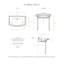 Britannia White Vitreous China Rectangular Console Bathroom Sink with Overflow-50273522