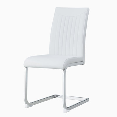 Chaise d'appoint en similicuir