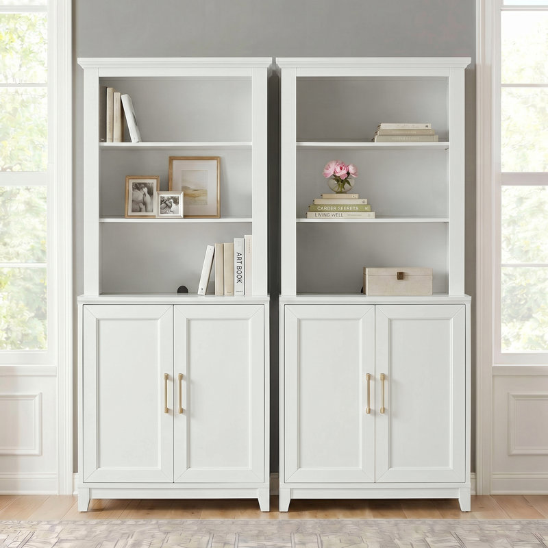 Ensembles d'armoire et de bahut 2 portes Martha Stewart Bedford, Blanc