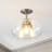 Gizi Glass Semi Flush Mount