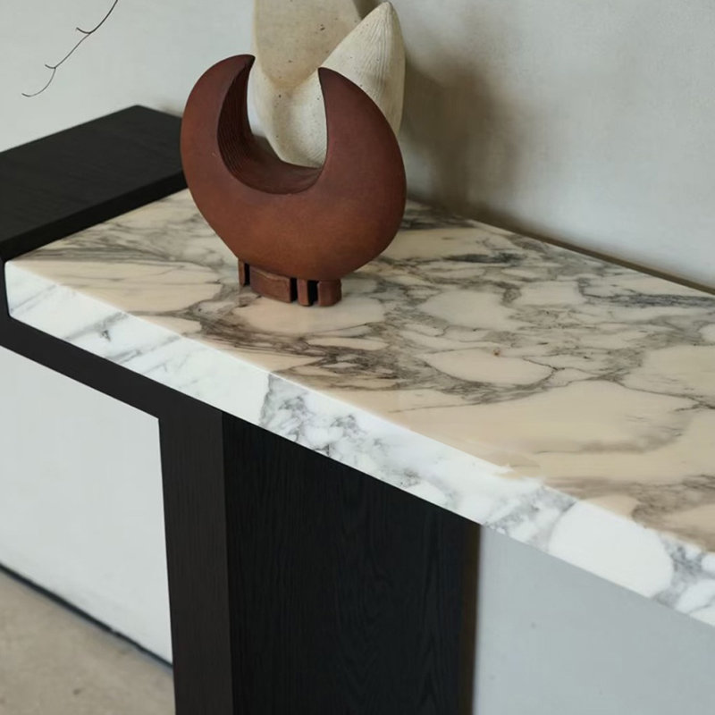 Console naturelle et moderne, H 31,49 po x l 55,11 po x P 11,81 po