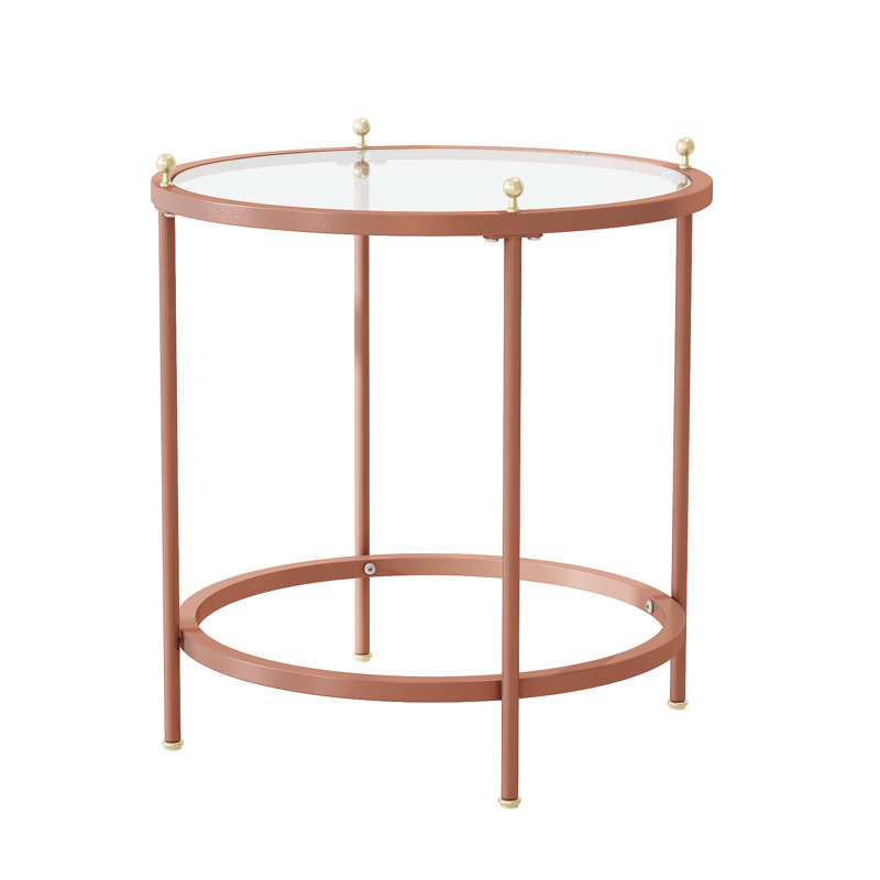 Table de bout en verre Ashalee