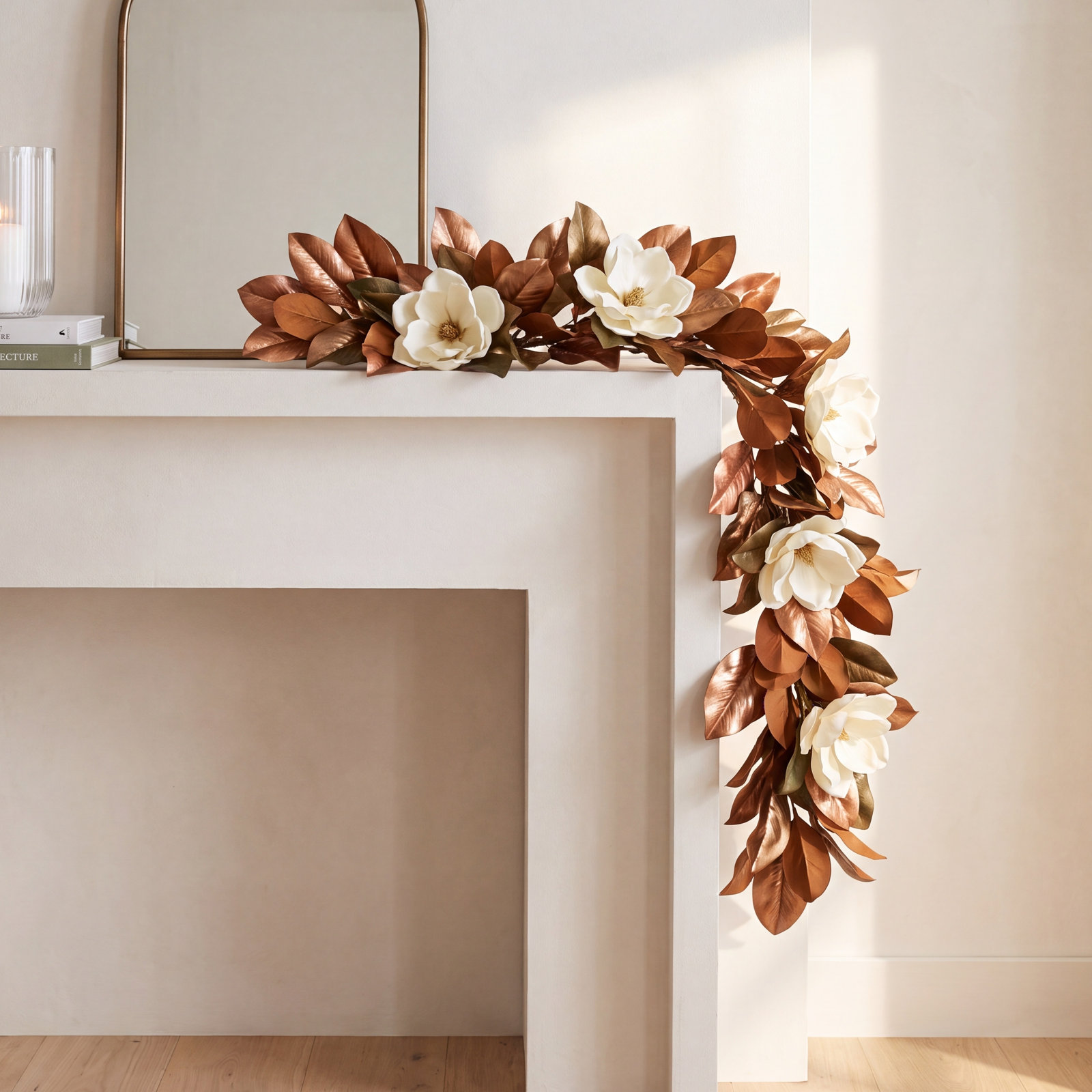 60" Magnolia Christmas Garland