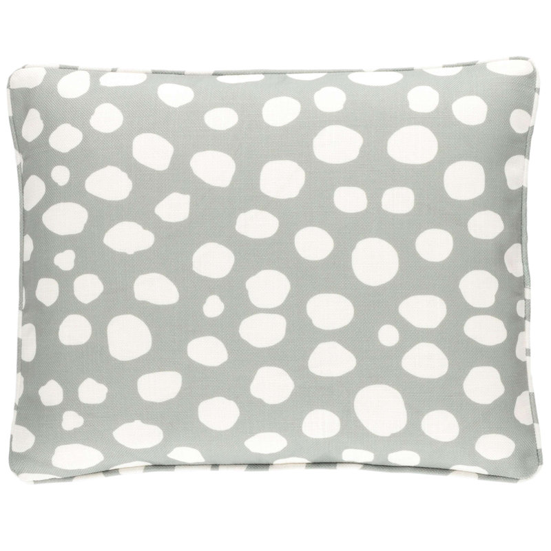 Housse de coussin décoratif intérieur / extérieur Spot On Cobalt, gris