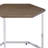 Nesting Table Set, Clear Glass, Taupe, Grey Washed & Chrome Finish