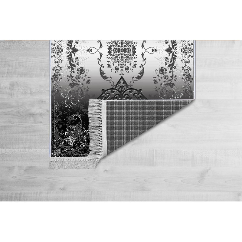 Luxurious Hall Carpet, 100% Velvet Fabric, 31.5 x 59.1 Inches | Non-Slip Cotton Sole, Pile Height: 0.4 Inches | Antibacterial & Machine Washable, 3D Digital Printing | Elegant Design for Living Room & Entryway