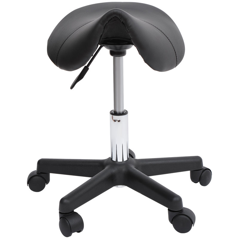 Tabouret actif à hauteur réglable en cuir Latanga