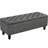 Riella Polyester Upholstered Storage Bench-1563742802