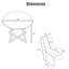 Ensemble repas 35 po Oribel