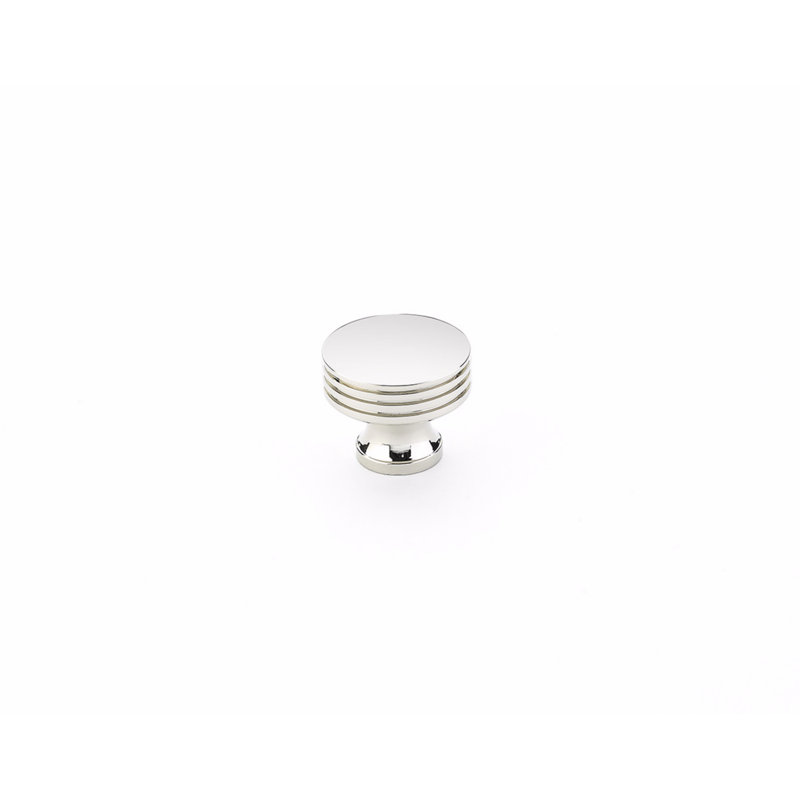 Menlo Round Knob, Polished Nickel