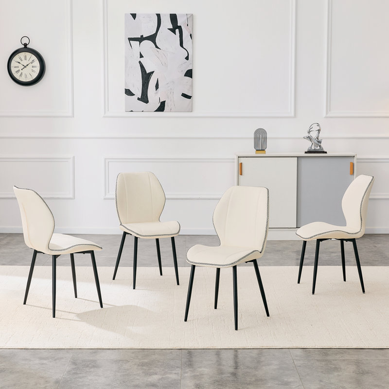 Paquet de 4 chaises de salle à manger modernes