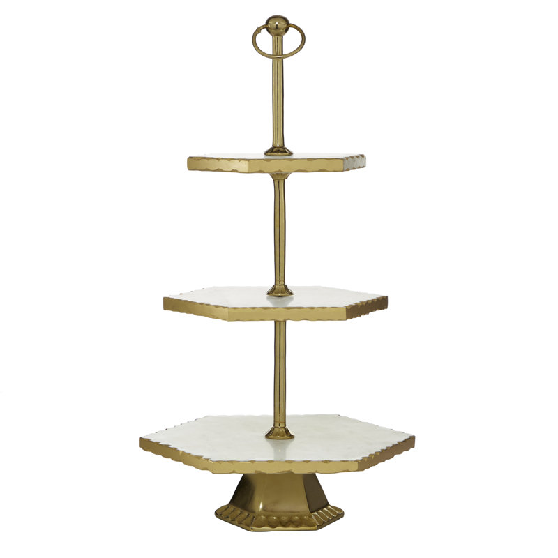 Stennis Marble Tiered Stand