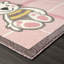 Tapis rose pour enfants Roffe-70066030