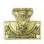 GEORGETOWN LARGE HOOK; BURNISHED BRASS FINISH-12212257