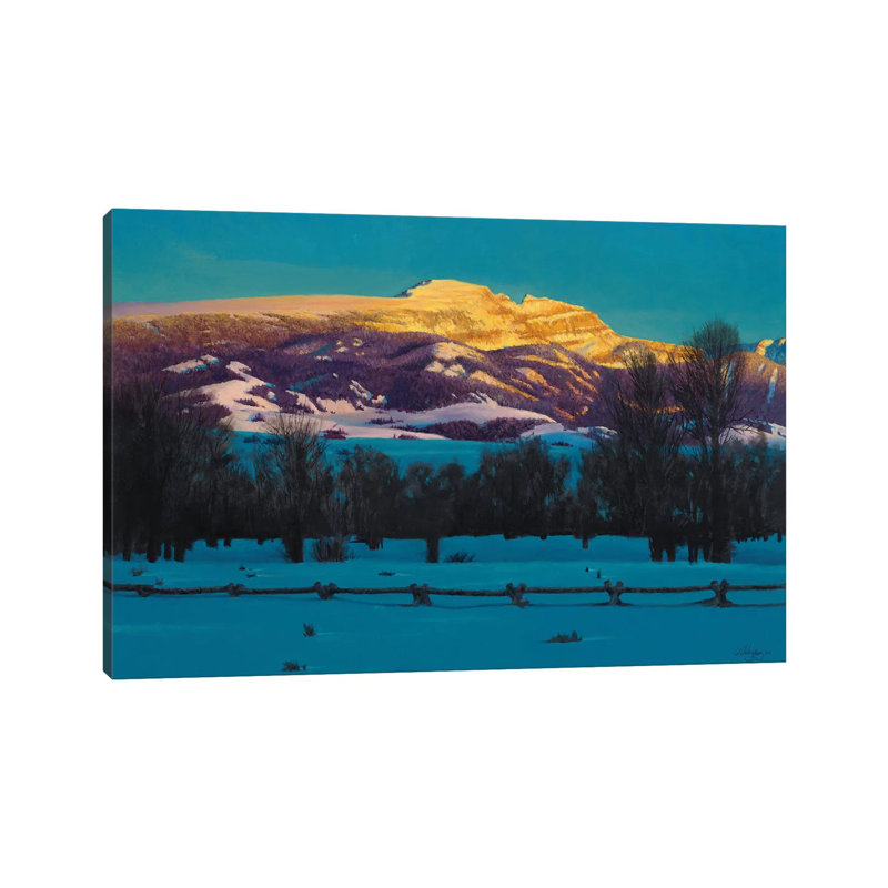 Sleeping Indian Mountain by Joe Velazquez - Wrapped Canvas Print, 20.32 cm H x 30.48 cm W