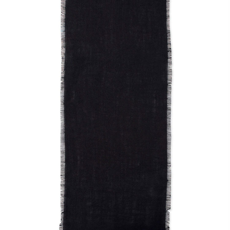 Geoghegan Table Runner, 74" L x 15" W, Black