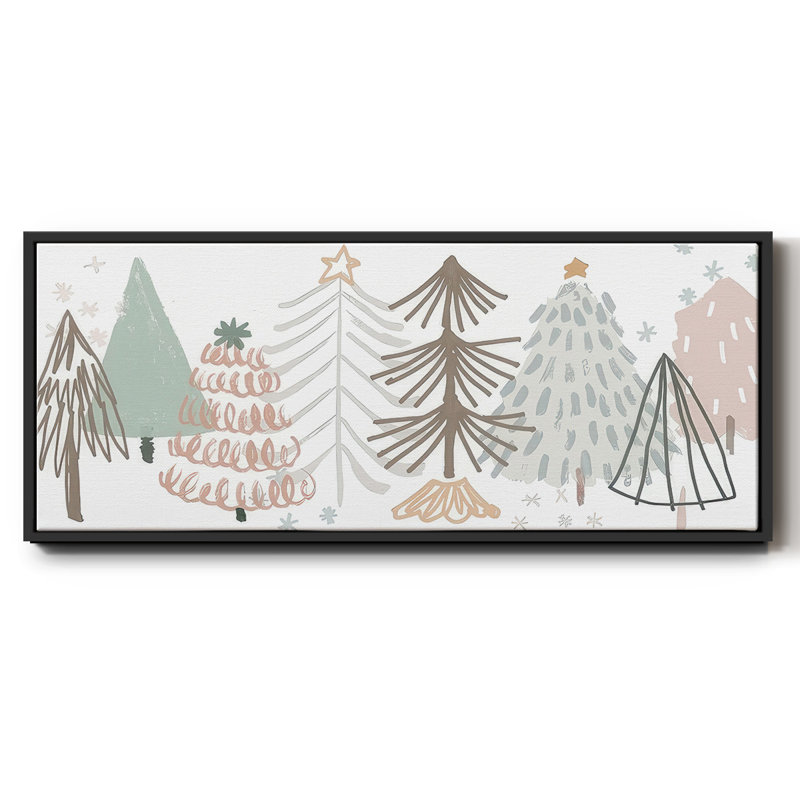 Carnet de croquis de Noël - Toile encadrée, H 8 po x l 20 po