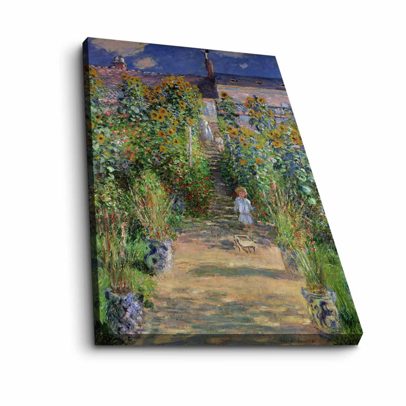 Claude Monet - peinture sur toile tendue