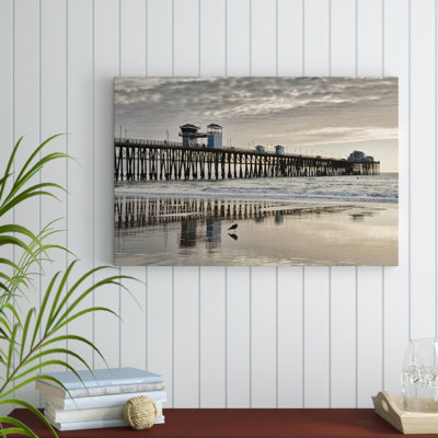 « pilier coucher de soleil 2 », reproduction de photo sur toile tendue